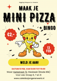 Mini Pizza maken + Bingo