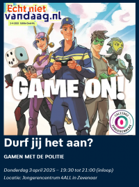 Gamen met de Politie tijdens de inloop!