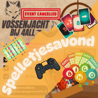 Vossenjacht 4ALL WORDT SPELLETJESAVOND