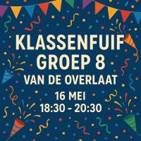 Klassenfuif groep 8 van de Overlaat
