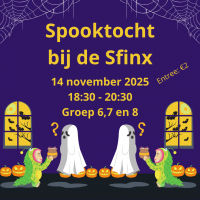 Spooktocht bij De Sfinx