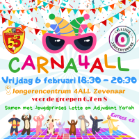 Canaval bij 4ALL samen met de Jeugdprinses van de Boemelburcht!