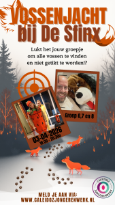 Vossenjacht bij De Sfinx in Lobith