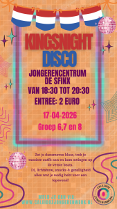Kingsnight Disco bij De Sfinx in Lobith