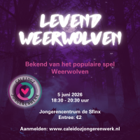 ZIT VOL! Levend Weerwolven @ de Sfinx