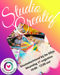 Studio creatief bij De Sfinx Lobith (knutselochtend)