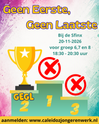 Geen Eerste, Geen Laatste bij De Sfinx in Lobith