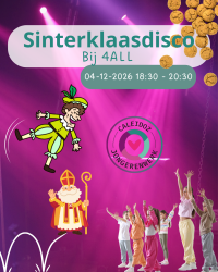 Sinterklaasdisco bij 4ALL in Zevenaar